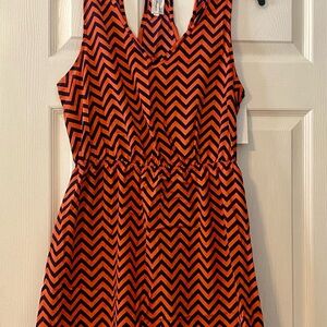 Chevron Pattern Sleeveless Dress NWT